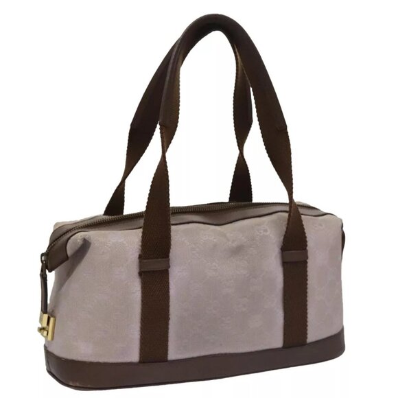GUCCI GG Canvas Hand Bag Purple 92734 Auth yk16279 - Picture 1 of 16
